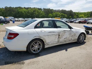 2014 Mercedes-Benz C 250 Sport with VIN WDDGF4HB3ER312977, listed as a Copart auction lot 52712205 with 133,862 mi miles and Salvage title. Bid and sale history available at DreamBid. Image 3.