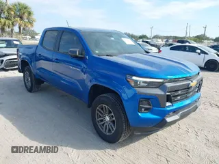 2023 Chevrolet Colorado 2WD LT z VIN 1GCPSCEK0P1267258, wystawiony jako IAAI lot #41514287 z przebiegiem 18 574 mil mil oraz . Historia ofert i sprzedaży dostępna na DreamBid. Obrazek 1.