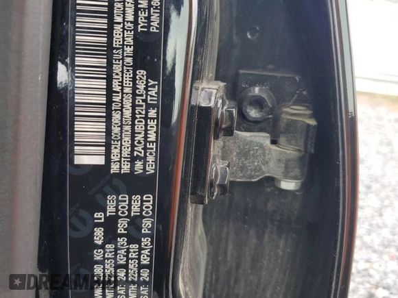 2020 Jeep Renegade Limited with VIN ZACNJBD12LPL94629, listed as a Copart auction lot 63990445 with Not provided miles and Clean title. Bid and sale history available at DreamBid. Image 13.