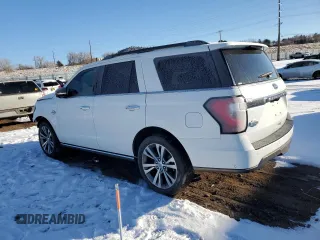 2020 Ford Expedition King Ranch with VIN 1FMJU1PT2LEA95310, listed as a Copart auction lot 41886015 with 65,722 mi miles and Salvage Title. Bid and sale history available at carsss.com. Image 2.