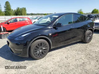 2024 Tesla Model Y Long Range с VIN 7SAYGDEE5RF081234, выставлен на аукционе Copart как лот 54228065 с пробегом 22 230 миль миль и Списание • Salvage title. История ставок и продаж доступна на DreamBid. Изображение 1.
