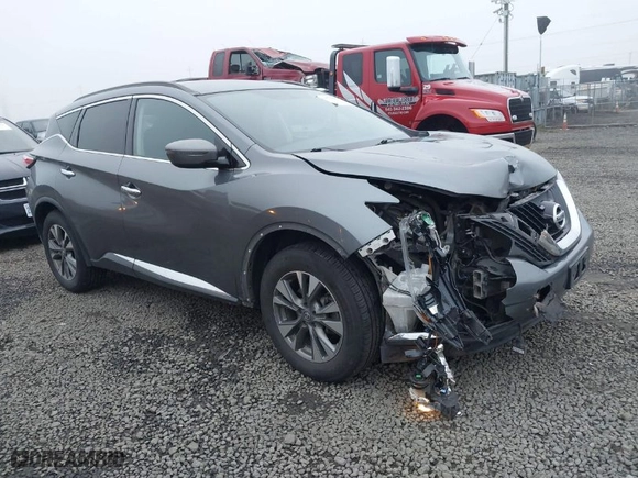 2018 Nissan Murano S with VIN 5N1AZ2MH0JN127353, listed as a IAAI auction lot 41013997 with 122,507 mi miles. Bid and sale history available at carsss.com. Image 1.