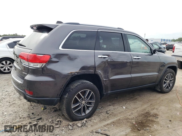 2017 Jeep Grand Cherokee Limited with VIN 1C4RJFBGXHC603579, listed as a Copart auction lot 53986605 with 109,039 mi miles and Salvage Title. Bid and sale history available at carsss.com. Image 3.