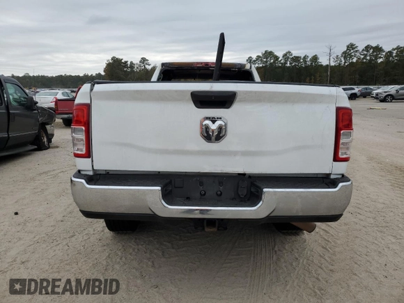 2021 Ram 2500 Tradesman with VIN 3C6UR4HJ3MG651918, listed as a Copart auction lot 77608994 with 0 mi miles and Salvage Title. Bid and sale history available at carsss.com. Image 6.