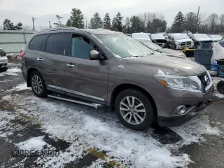 2013 Nissan Pathfinder Platinum with VIN 5N1AR2MM9DC674036, listed as a Copart auction lot 86051544 with 154,805 mi miles and Salvage title. Bid and sale history available at DreamBid. Image 4.