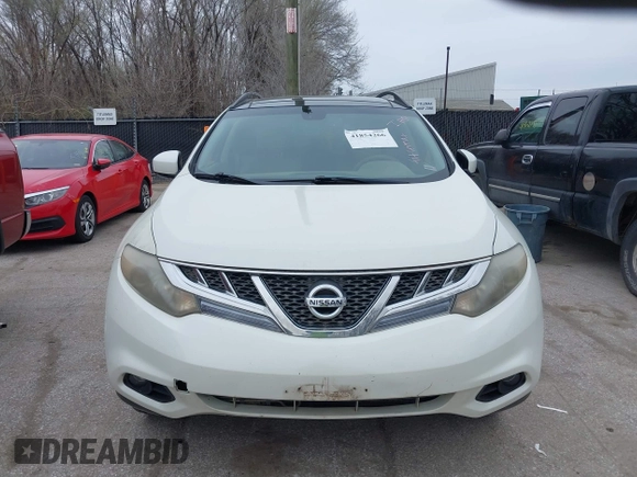 2011 Nissan Murano S with VIN JN8AZ1MW8BW168357, listed as a IAAI auction lot 41854266 with 231,647 mi miles and . Bid and sale history available at DreamBid. Image 6.