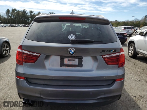 2017 BMW X3 xDrive28i with VIN 5UXWX9C31H0W70912, listed as a Copart auction lot 48392275 with 69,908 mi miles and Salvage Title. Bid and sale history available at DreamBid. Image 6.