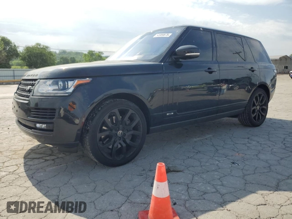 2016 Land Rover Range Rover Supercharged with VIN SALGS3EF3GA256976, listed as a Copart auction lot 54989875 with 111,497 mi miles and Clean title. Bid and sale history available at DreamBid. Image 1.