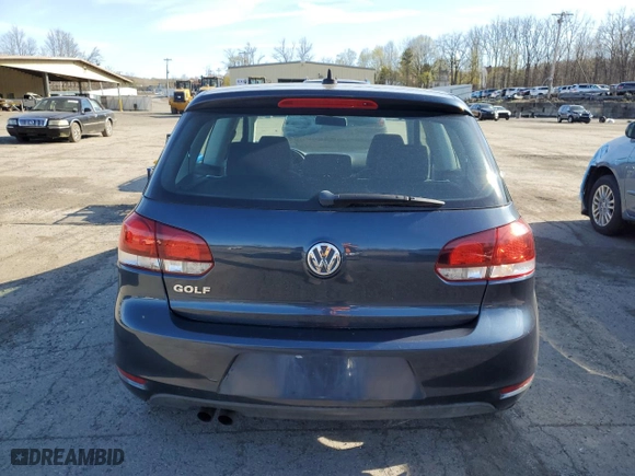 2013 Volkswagen Golf w/Conv & Sunroof with VIN WVWBB7AJ2DW015329, listed as a Copart auction lot 53741895 with 62,609 mi miles and Clean Title. Bid and sale history available at carsss.com. Image 6.