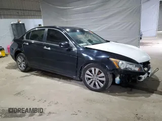 2011 Honda Accord EX-L z VIN 1HGCP3F85BA009136, wystawiony jako Copart lot #58011755 z przebiegiem Nie podano mil oraz Szkoda całkowita • Salvage title. Historia ofert i sprzedaży dostępna na DreamBid. Obrazek 4.