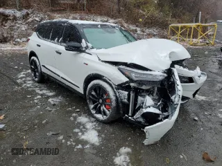 2022 Acura MDX Type S w/Advance Package with VIN 5J8YD8H85NL005377, listed as a Copart auction lot 81531984 with 13,136 mi miles and Non Repairable. Bid and sale history available at carsss.com. Image 4.
