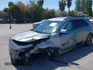 2024 Kia Niro Wind with VIN KNDCR3L13R5082380, listed as a IAAI auction lot 42185502 with 52,673 mi miles and . Bid and sale history available at DreamBid. Image 6.