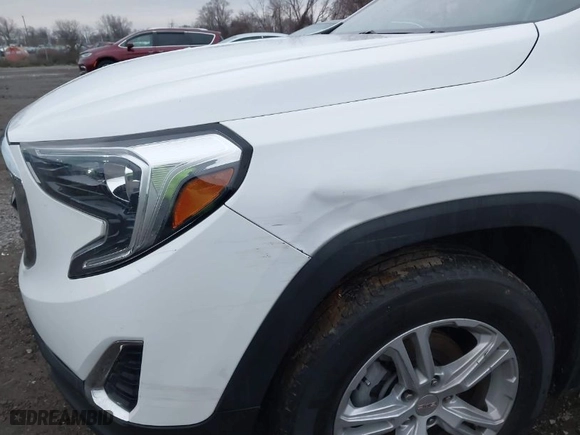 2020 GMC Terrain SLE with VIN 3GKALMEV2LL343511, listed as a IAAI auction lot 41145181 with 61,232 mi miles. Bid and sale history available at carsss.com. Image 19.
