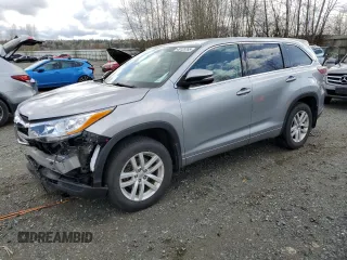 2014 Toyota Highlander LE z VIN 5TDBKRFH5ES019510, wystawiony jako Copart lot #49123765 z przebiegiem 97 367 mil mil oraz Szkoda całkowita • Salvage title. Historia ofert i sprzedaży dostępna na DreamBid. Obrazek 1.