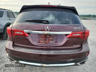 2017 Acura MDX Technology with VIN 5FRYD4H58HB011676, listed as a Copart auction lot 60608615 with 65,927 mi miles and Salvage title. Bid and sale history available at DreamBid. Image 6.