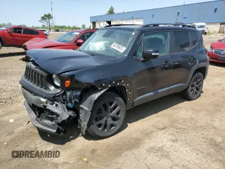 2018 Jeep Renegade Latitude z VIN ZACCJBBB1JPG90129, wystawiony jako Copart lot #58799625 z przebiegiem 98 103 mil mil oraz Czysty tytuł • Clean title. Historia ofert i sprzedaży dostępna na DreamBid. Obrazek 1.