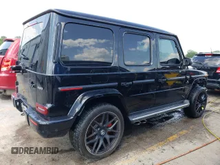 2021 Mercedes-Benz G AMG G 63 with VIN W1NYC7HJ4MX393605, listed as a Copart auction lot 58381983 with 20,437 mi miles. Bid and sale history available at carsss.com. Image 3.