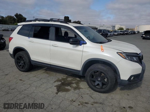 2019 Honda Passport Sport with VIN 5FNYF8H22KB016114, listed as a Copart auction lot 59904715 with Not provided miles and Salvage title. Bid and sale history available at DreamBid. Image 4.