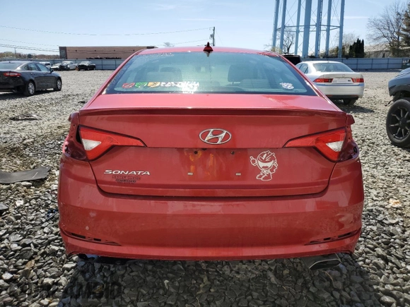 2017 Hyundai Sonata 2.4L with VIN 5NPE24AF1HH541003, listed as a Copart auction lot 52956185 with 86,756 mi miles and Salvage Title. Bid and sale history available at carsss.com. Image 6.