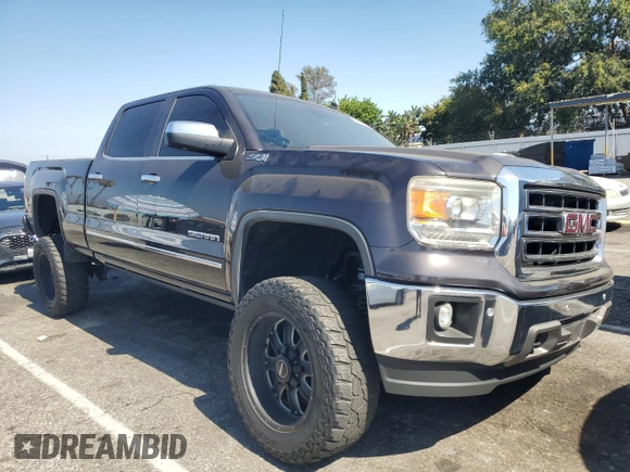 2014 GMC Sierra 1500 SLT with VIN 3GTU2VEC4EG224564, listed as a Copart auction lot 61299875 with 136,539 mi miles and Salvage title. Bid and sale history available at DreamBid. Image 4.
