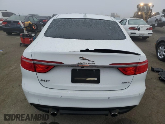2016 Jaguar XF 35t Prestige with VIN SAJBE4BV1GCY14310, listed as a Copart auction lot 42959165 with 0 mi miles and Salvage Title. Bid and sale history available at carsss.com. Image 6.