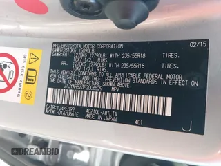 2015 Lexus NX 200t with VIN JTJYARBZ3F2006529, listed as a IAAI auction lot 42414273 with 92,853 mi miles and . Bid and sale history available at DreamBid. Image 9.
