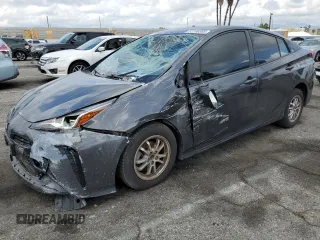 2019 Toyota Prius L Eco with VIN JTDKARFU3K3088810, listed as a Copart auction lot 51188385 with 82,825 mi miles and Salvage Title. Bid and sale history available at carsss.com. Image 1.