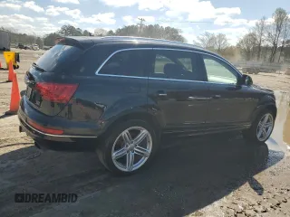 2015 Audi Q7 3.0T Premium Plus with VIN WA1LGAFEXFD032791, listed as a Copart auction lot 49024345 with 161,624 mi miles and Clean Title. Bid and sale history available at carsss.com. Image 3.