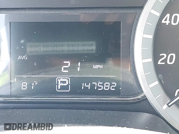 2013 Nissan Sentra SV with VIN 3N1AB7AP5DL717539, listed as a IAAI auction lot 41445957 with 147,582 mi miles and . Bid and sale history available at DreamBid. Image 14.