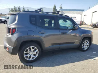 2017 Jeep Renegade Latitude with VIN ZACCJABB4HPE66423, listed as a Copart auction lot 53924625 with 97,922 mi miles and Salvage Title. Bid and sale history available at carsss.com. Image 3.