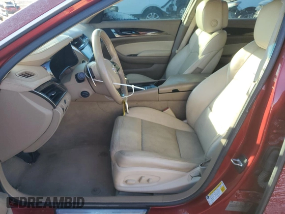2014 Cadillac CTS Luxury RWD with VIN 1G6AR5SX0E0156163, listed as a Copart auction lot 88473785 with 95,042 mi miles and Salvage Title. Bid and sale history available at carsss.com. Image 7.