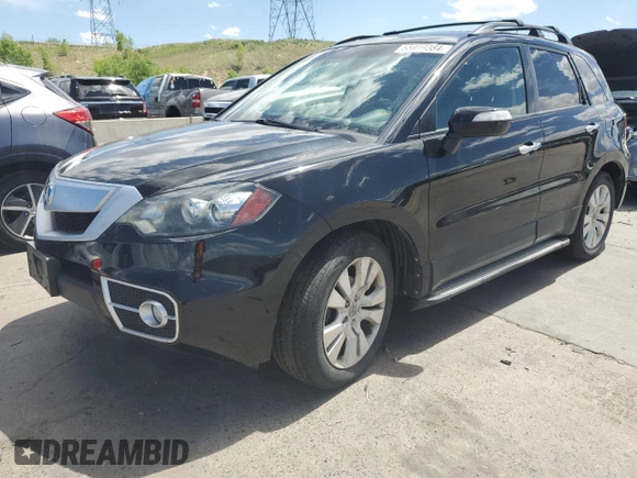 2010 Acura RDX Technology with VIN 5J8TB1H53AA007762, listed as a Copart auction lot 55919384 with 124,329 mi miles and Salvage Title. Bid and sale history available at DreamBid. Image 1.