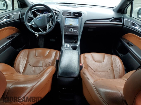 2019 Ford Fusion Titanium with VIN 3FA6P0D94KR184608, listed as a Copart auction lot 48831875 with 124,204 mi miles and Salvage Title. Bid and sale history available at carsss.com. Image 8.