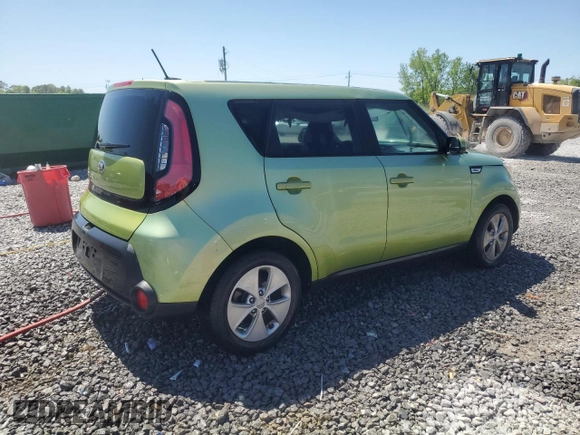 2015 Kia Soul with VIN KNDJN2A21F7812053, listed as a Copart auction lot 53486105 with 184,637 mi miles and Salvage Title. Bid and sale history available at DreamBid. Image 3.