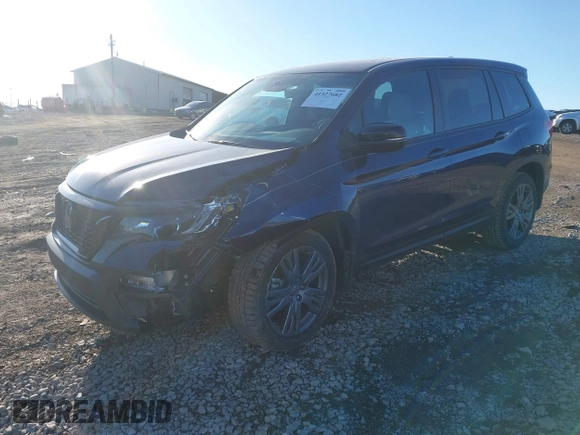 2019 Honda Passport EX-L with VIN 5FNYF7H50KB012132, listed as a IAAI auction lot 41327682 with 56,653 mi miles and . Bid and sale history available at carsss.com. Image 17.