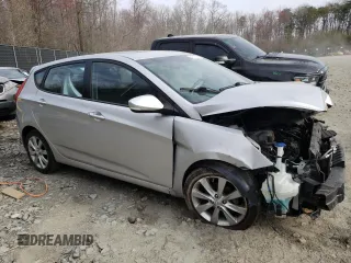 2014 Hyundai Accent SE with VIN KMHCU5AE3EU183642, listed as a Copart auction lot 49717045 with 142,328 mi miles and Salvage Title. Bid and sale history available at carsss.com. Image 4.
