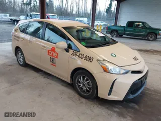 2015 Toyota Prius v Two with VIN JTDZN3EU4FJ030479, listed as a IAAI auction lot 41345263 with 1 mi miles. Bid and sale history available at carsss.com. Image 1.