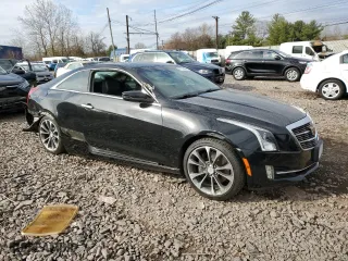 2017 Cadillac ATS Coupe Luxury RWD with VIN 1G6AB1RX6H0150312, listed as a Copart auction lot 81232094 with 99,850 mi miles and Salvage Title. Bid and sale history available at carsss.com. Image 4.