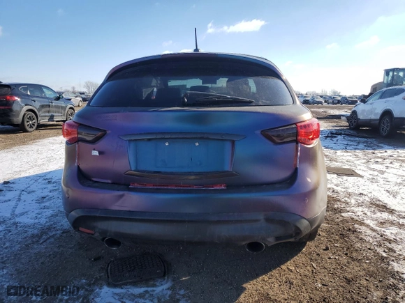 2011 Infiniti FX50 with VIN JN8BS1MW1BM760297, listed as a Copart auction lot 88071025 with NaN miles and Salvage Title. Bid and sale history available at carsss.com. Image 6.