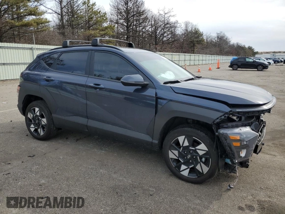 2025 Hyundai Kona SEL Convenience with VIN KM8HCCAB3SU212992, listed as a Copart auction lot 46318485 with 4,050 mi miles and Salvage Title. Bid and sale history available at DreamBid. Image 4.