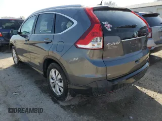 2013 Honda CR-V EX-L with VIN 2HKRM4H74DH673208, listed as a Copart auction lot 48687945 with 208,018 mi miles and Salvage Title. Bid and sale history available at carsss.com. Image 2.