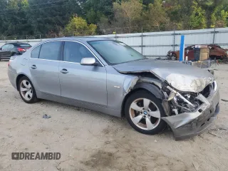 2005 BMW 5 Series 525i with VIN WBANA53525B863723, listed as a Copart auction lot 61230645 with 209,294 mi miles and Salvage title. Bid and sale history available at DreamBid. Image 4.
