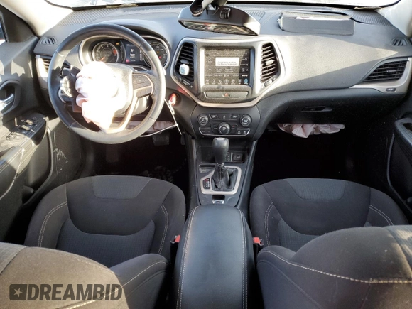 2016 Jeep Cherokee Altitude with VIN 1C4PJLCB6GW184782, listed as a Copart auction lot 46414594 with 63,121 mi miles and Salvage title. Bid and sale history available at DreamBid. Image 8.