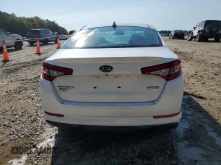 2013 Kia Optima Hybrid LX with VIN KNAGM4AD4D5055441, listed as a Copart auction lot 75596124 with 129,091 mi miles and Salvage Title. Bid and sale history available at carsss.com. Image 6.
