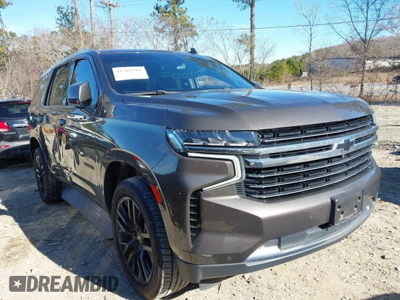 2021 Chevrolet Tahoe LT with VIN 1GNSCNKD6MR101324, listed as a IAAI auction lot 41369514 with 65,960 mi miles and . Bid and sale history available at DreamBid. Image 1.