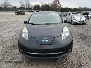 2011 Nissan LEAF SL with VIN JN1AZ0CPXBT005987, listed as a Copart auction lot 84307824 with 154,839 mi miles and Salvage Title. Bid and sale history available at carsss.com. Image 5.