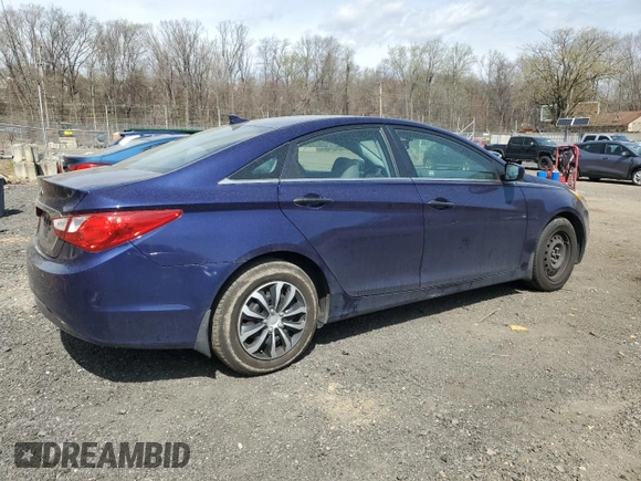 2013 Hyundai Sonata GLS z VIN 5NPEB4AC8DH526319, wystawiony jako Copart lot #50889695 z przebiegiem 99 512 mil mil oraz Szkoda całkowita • Salvage title. Historia ofert i sprzedaży dostępna na DreamBid. Obrazek 3.