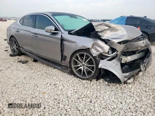 2022 Genesis G70 2.0T z VIN KMTG34TA3NU091204, wystawiony jako Copart lot #57073325 z przebiegiem 62 529 mil mil oraz Szkoda całkowita • Salvage title. Historia ofert i sprzedaży dostępna na DreamBid. Obrazek 4.