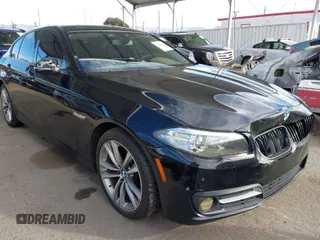2016 BMW 5 Series 528i with VIN WBA5A5C54GG355310, listed as a IAAI auction lot 41284464 with 84,695 mi miles. Bid and sale history available at carsss.com. Image 1.