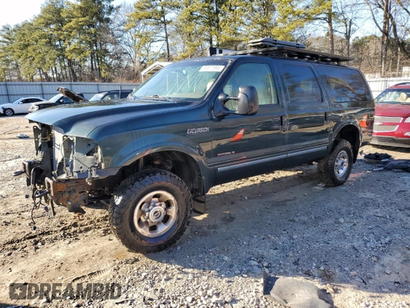 2003 Ford Excursion Limited z VIN 1FMSU43P13EC70760, wystawiony jako Copart lot #86877894 z przebiegiem 311 258 mil mil oraz Szkoda całkowita • Salvage title. Historia ofert i sprzedaży dostępna na DreamBid. Obrazek 1.